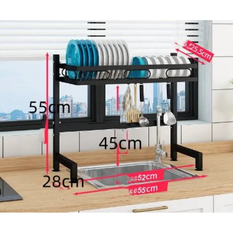Kitchen Sink Shelf Countertop Drain Rack