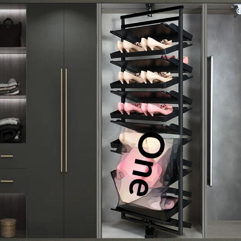 Entrance Shoe Cabinet 360-degree Rotating Multi-tiered Shoe Rack