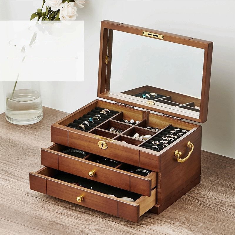Large Capacity Multifunctional Jewelry Storage Box