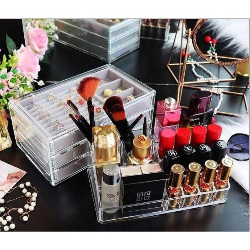 Accessory storage box acrylic jewelry box jewelry earrings