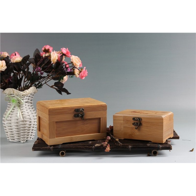 Bamboo Jewelry Box Wooden Jewelry Storage Box Small Box Gift Box