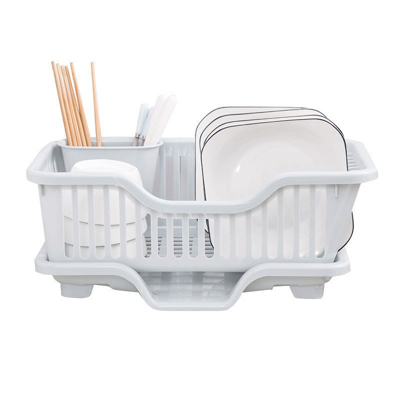 Kitchen Countertop Dish Drain Tray Water Rack