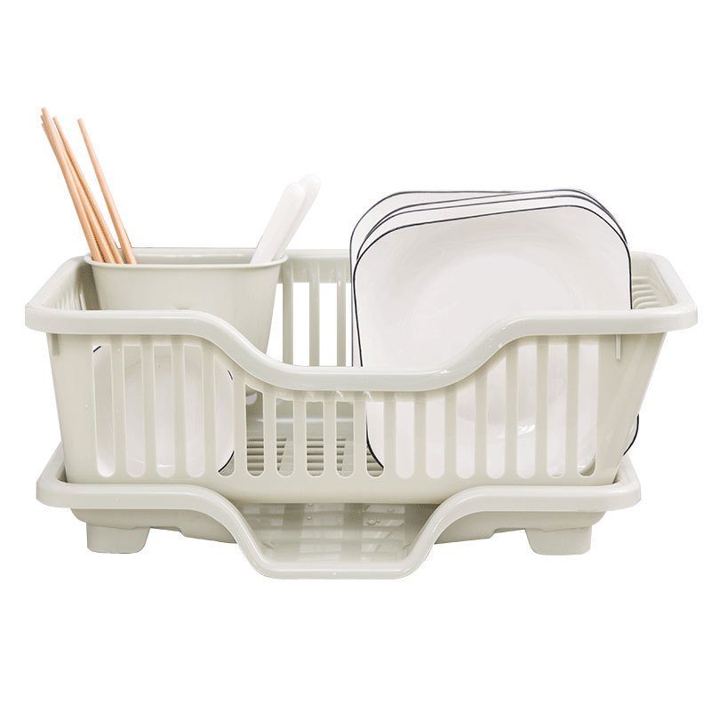 Kitchen Countertop Dish Drain Tray Water Rack