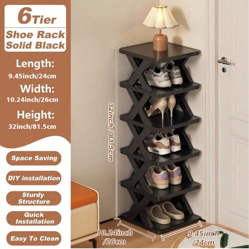 Multi-layer Shoe Rack, Small And Narrow, Simple Shoe Rack For Front Door Storage