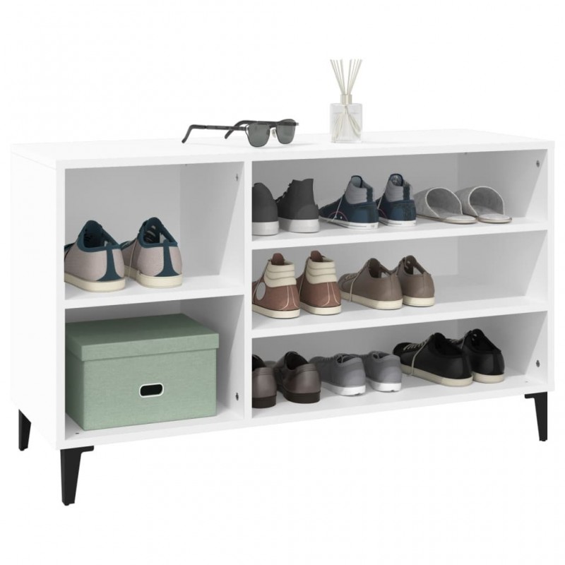 shoe rack 102x wood material   shoe rack high gloss - 102x