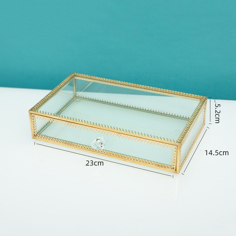 Drawer Jewelry Storage Jewelry Box Glass Earrings