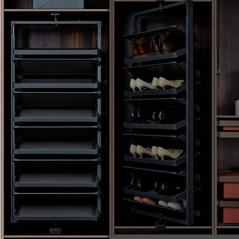 Entrance Shoe Cabinet 360-degree Rotating Multi-tiered Shoe Rack