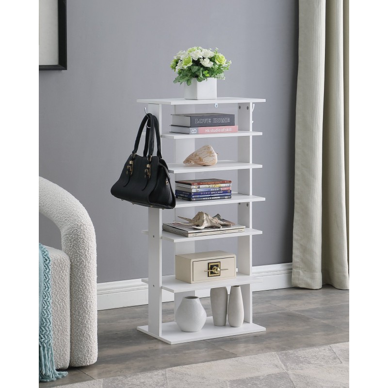 Vertical Shoe Rack,7 Tier Shoe Storage Organizer W...