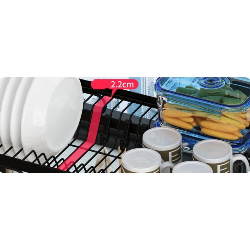 Kitchen Sink Shelf Countertop Drain Rack