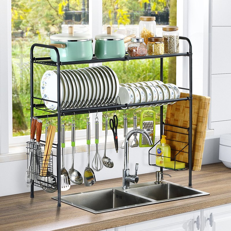 Kitchen Multi-layer Sink Drain Rack Tableware