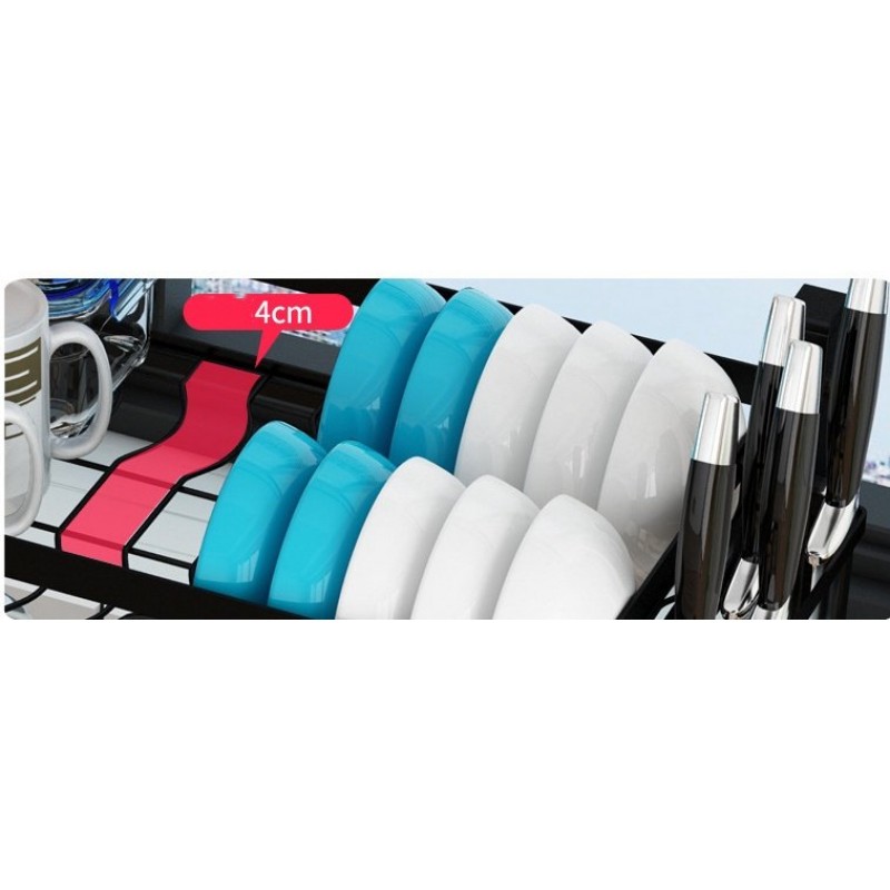 Kitchen Sink Shelf Countertop Drain Rack