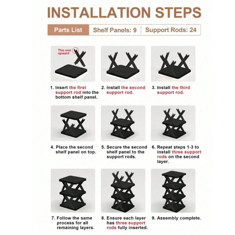 Multi-layer Shoe Rack, Small And Narrow, Simple Shoe Rack For Front Door Storage