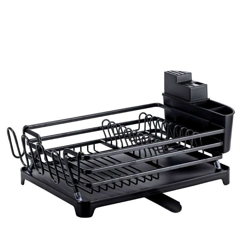 Multifunctional Aluminum Alloy Drain Rack Storage Basket