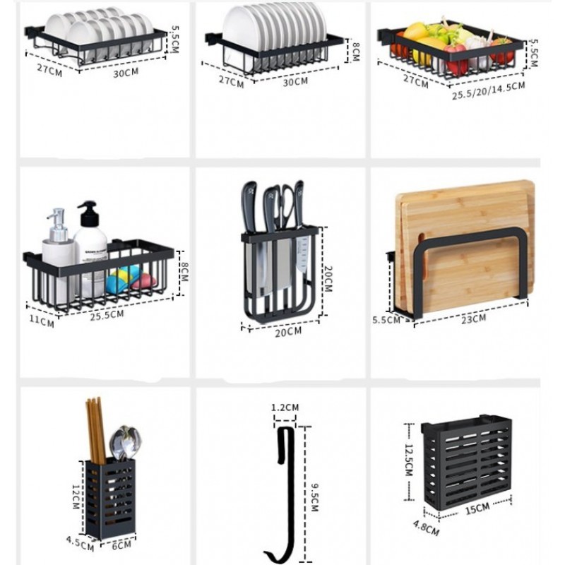 Retractable Sink Dish Drain Storage Rack