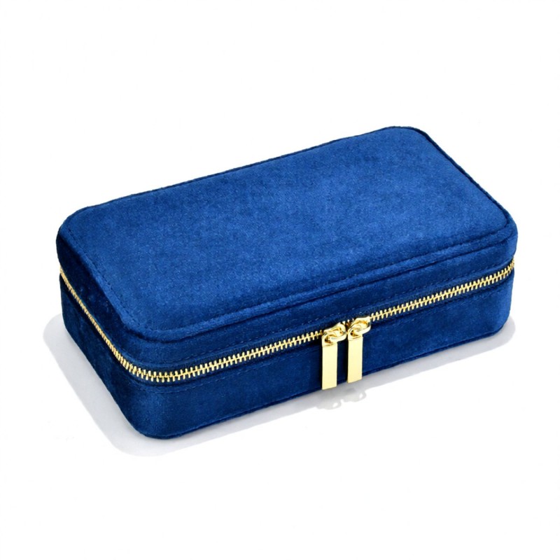 Velvet Portable Jewelry Storage Box