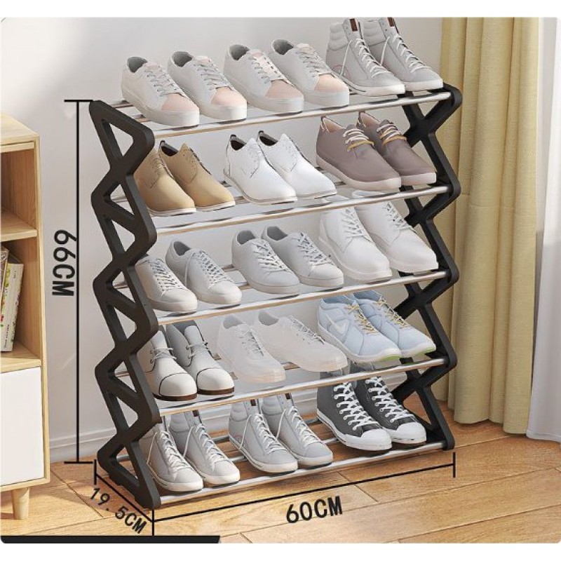 X-shaped Shoe Rack Simple Storage