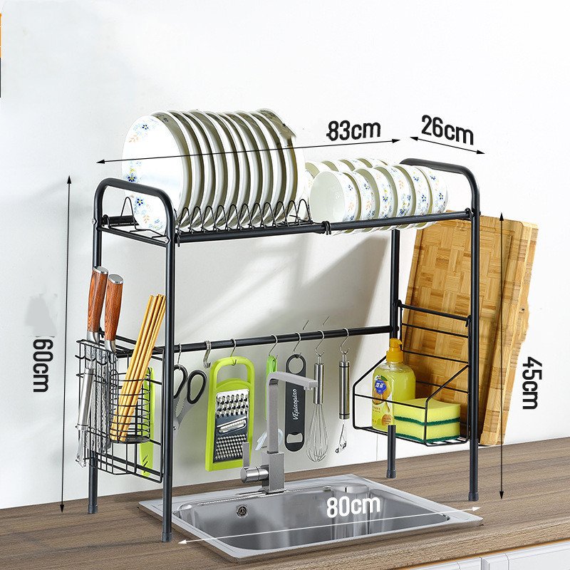 Kitchen Multi-layer Sink Drain Rack Tableware
