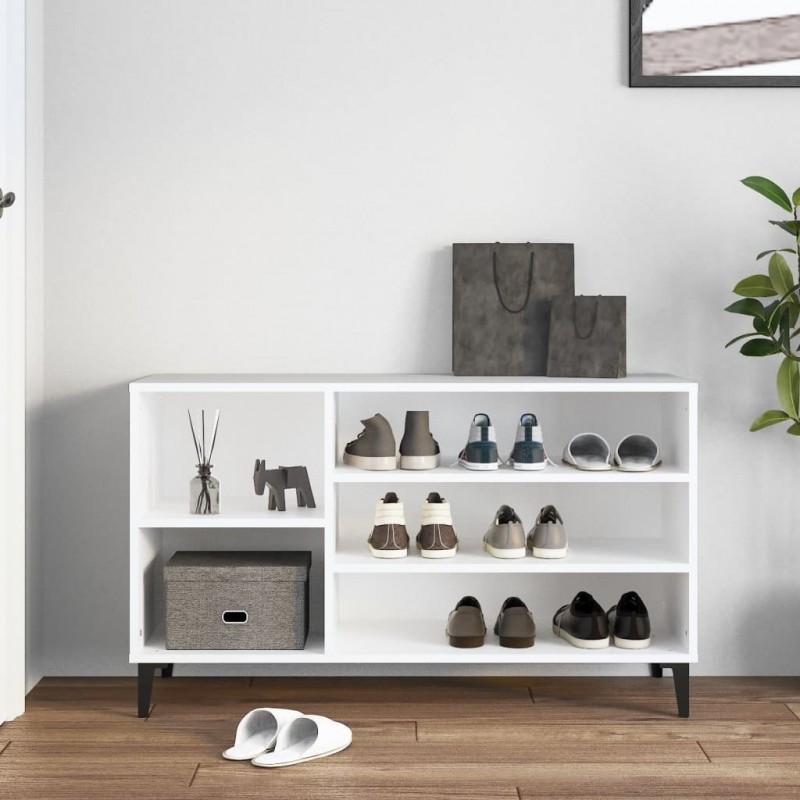 shoe rack 102x wood material   shoe rack high gloss - 102x