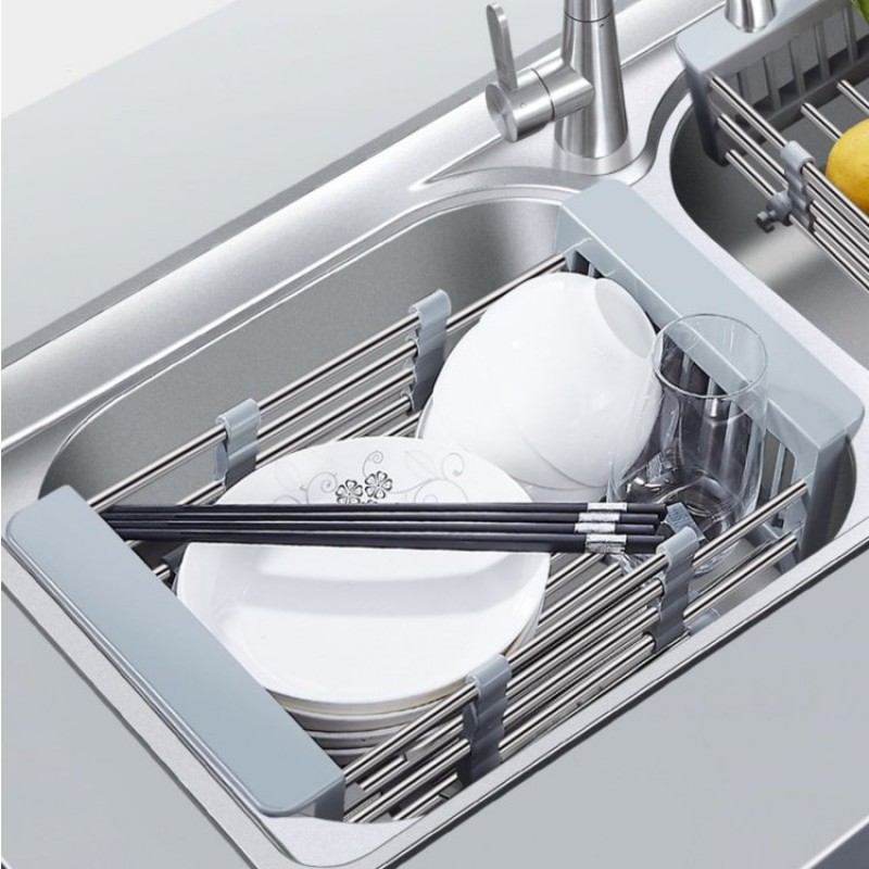 Kitchen Sink Rack For Dishes And Chopsticks Above ...
