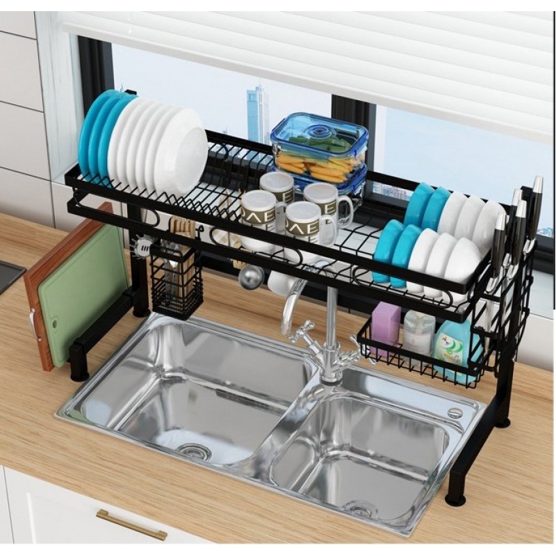 Kitchen Sink Shelf Countertop Drain Rack